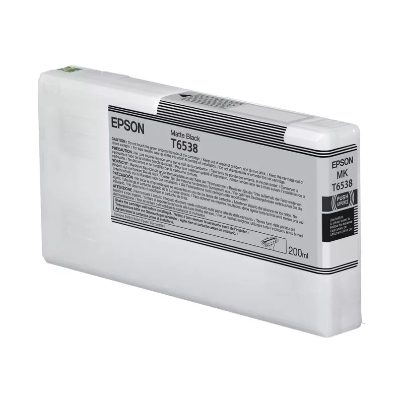 Tintenpatrone Epson C13T65380N mattschwarz 200 ml Original Einzelpack