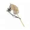 Plüsch-Steckenpferd Milly Mally 6626 Hellgrau – milly mally Kuscheltier, Steckenpferd zum Reiten