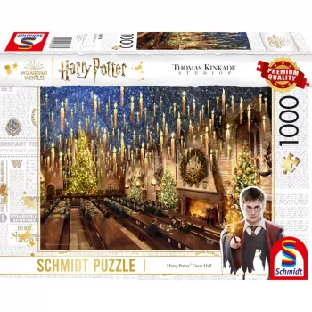 Thomas Kinkade Studios Wizarding World Harry Potter – Große Halle, Puzzle 1000 Teile