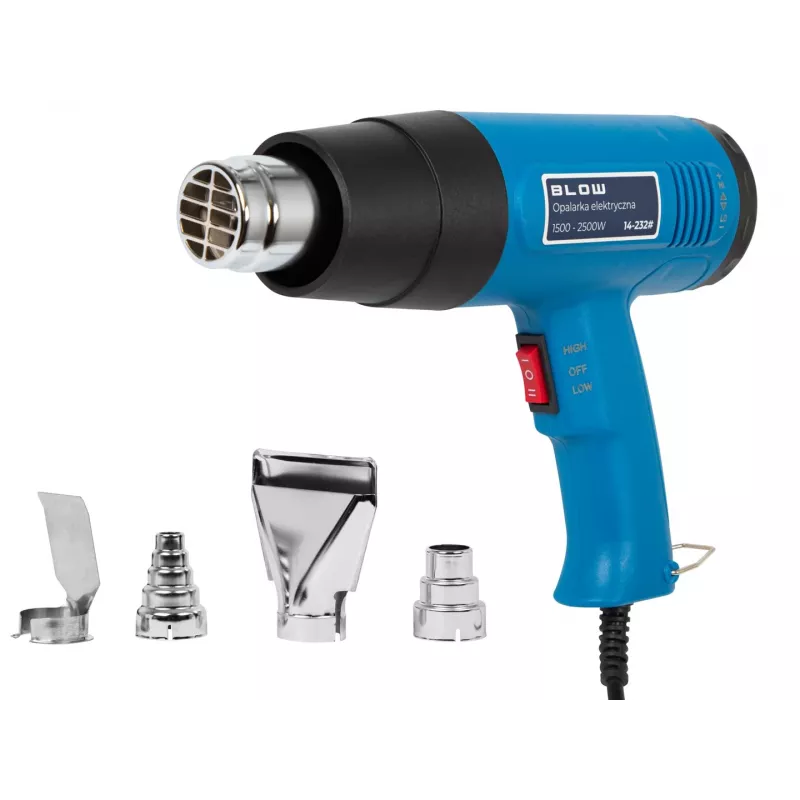 Elektrische Heißluftpistole 1500 / 2500 W 300 – 650 °C BLOW