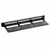 Patchpanel 1U LANBERG PPKS-1124-B, 24 Ports, 1U, ABS, schwarz, 482,6×44,5×154 mm