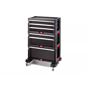 Keter 237786 mobiler Werkzeugwagen mit 6 Schubladen