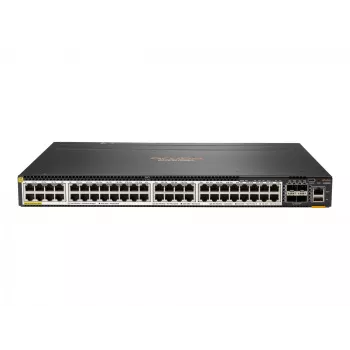 Hewlett Packard Enterprise HPE Aruba 6300M - Switch - L3 - managed - 48 x 100/1000/2,5G/5G (PoE+) + 4 x 1 Gigabit / 10 Gigabit / 25 Gigabit / 50 Gigabit SFP56 (Uplink / Stacking)