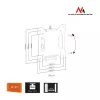 Universalhalterung für TV oder Monitor MC-596 13-23 VESA 100x100 20kg