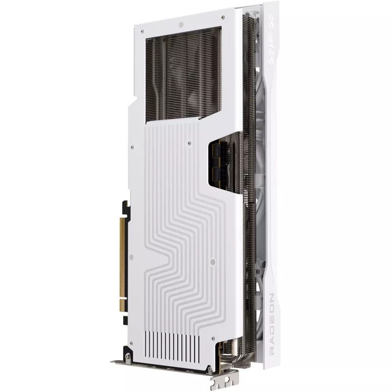 Grafikkarte XFX Radeon RX 9070 XT — 16 GB GDDR6, 256-bit, PCIe x16, 2400 MHz, 3 Lüfter weiß, 325×65 mm
