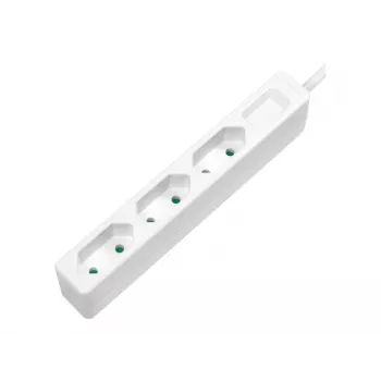 Stromverlängerung LogiLink LPS229 1,5 m 3 AC-Ausgänge Innenbereich Weiß
