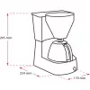 Easy, Filterkaffeemaschine schwarz