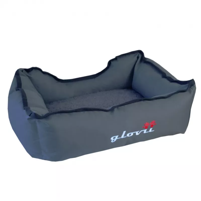 Heizbett Glovii GPETH für Hunde und Katzen 580x450x180 mm, Polyesterbezug, rutschfeste Basis