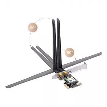 Cudy WE3000 Netzwerkkarte Intern WLAN / Bluetooth 2400 Mbit/s