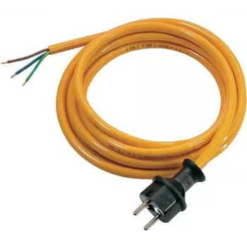 Verlängerungskabel AS Schwabe 70918, orange, 3 m Länge, einphasiges Stromkabel