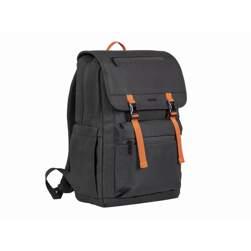 NATEC Niala Ginger Orange 39,6 cm (15,6) Rucksack Schwarz