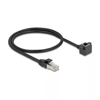 Netzwerkkabel DeLOCK 81041 RJ-45 Cat6 0,5 m Schwarz