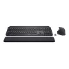 Logitech MX Keys Combo for Business - Tastatur-Maus-Set - hintergrundbeleuchtet - kabellos - Bluetooth LE - QWERTY - GB - Graphit