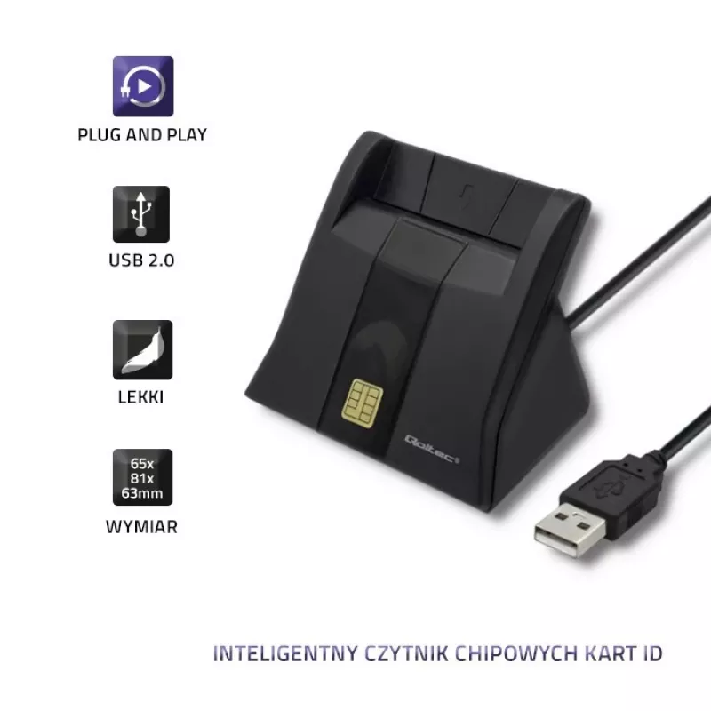 RFID-Lesegerät Qoltec 50643