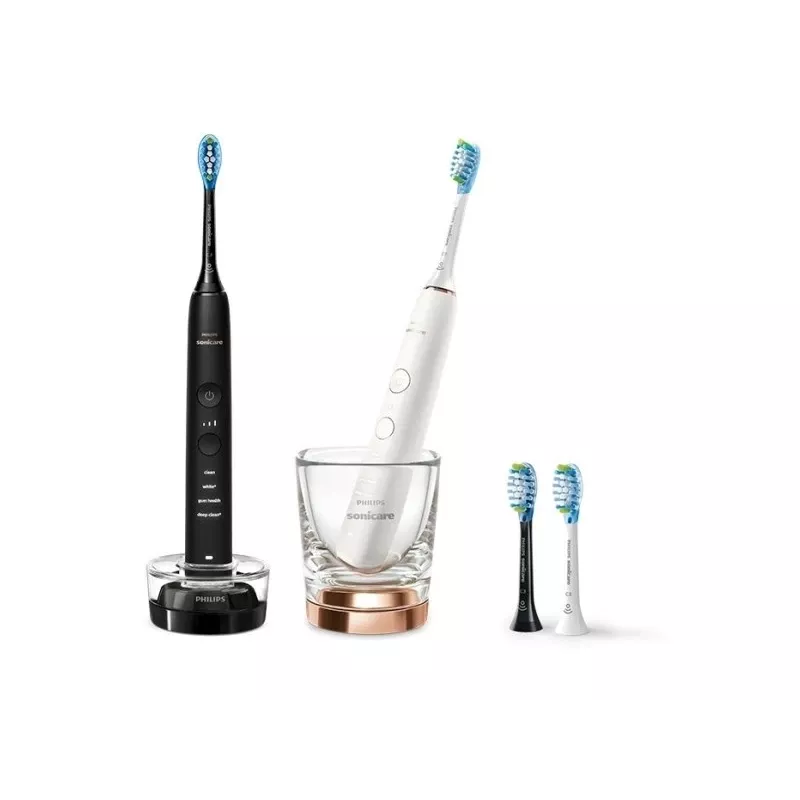 Philips Sonicare DiamondClean HX9914/61 elektrische Zahnbürste Erwachsene Schallzahnbürste Schwarz, Weiß