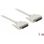 Serielles Kabel DELOCK 84172 D-Sub 25 Pin auf D-Sub 25 Pin, beige, 1 m