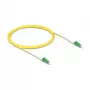 DeLOCK InfiniBand/Glasfaserkabel 3 m LC LC/APC Gelb 9 µm