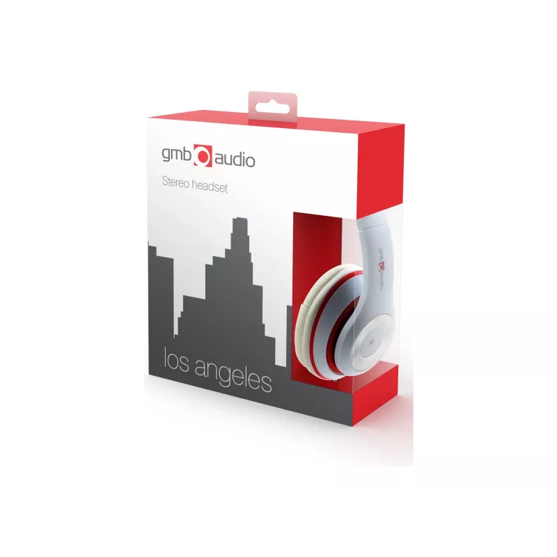 Headset Los Angeles Weiß/MHS-LAX-W Gembird