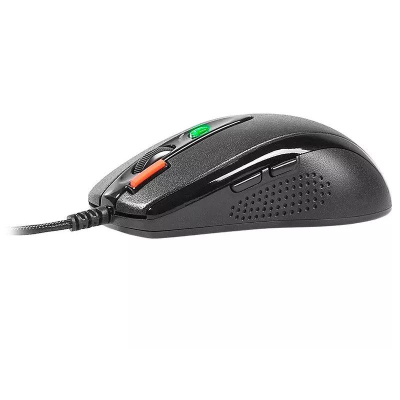 Gaming-Maus A4Tech X-7120 USB Typ-A beidhändig 2000 DPI, 3 ms, kabelgebunden, schwarz