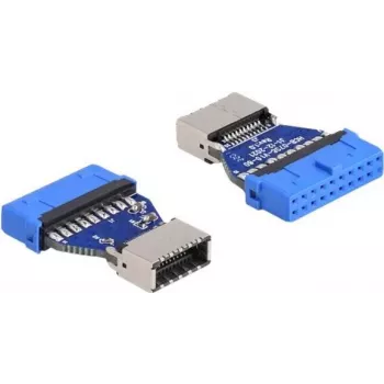 DeLOCK USB-Adapter Stiftleiste Buchse auf interne Typ-E Key A Buchse 20 Pin