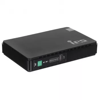 Netzteil MPL Power RouterUPS-30-PoE 30 W für den Innenbereich, 100–240 V, schwarz, 160×105×28 mm