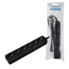 Steckdosenleiste LogiLink LPS238B 1,5 m 6 AC-Steckdosen innen Schwarz