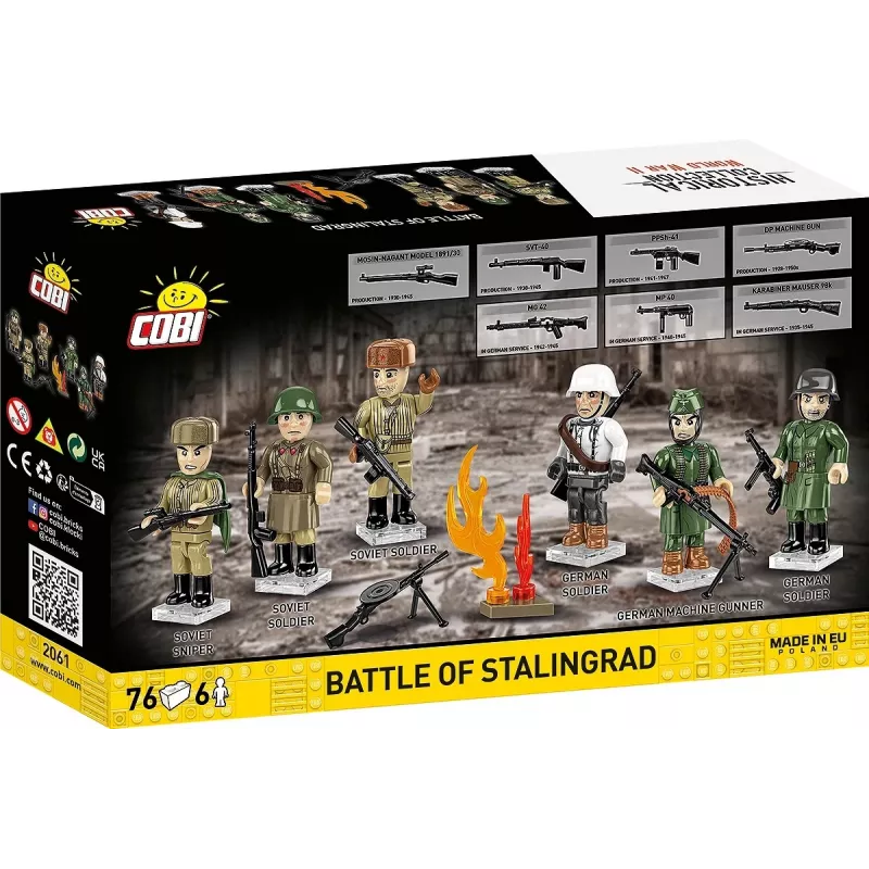 Cobi Bausteine Schlacht um Stalingrad Modellset — 76 Teile, historisches Diorama