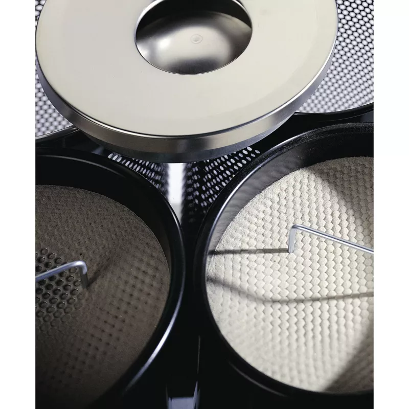 Abfalleimer Durable 333023 17 L rund Metall Silber