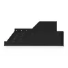 Digitus | 2U Einlegeboden für Racks | DN-19 TRAY-2-SW | Schwarz | Perfekt zur Aufbewahrung von Komponenten, die nicht für 483 mm (19 inch) geeignet sind. Schlankes Design, das Platz von 2 Höheneinheiten einnimmt. Einfach und schnell zu montieren oder zu demon