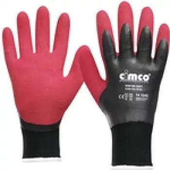 Werkstatthandschuhe Cimco 141243 Schwarz Rot XXL 2 Stück