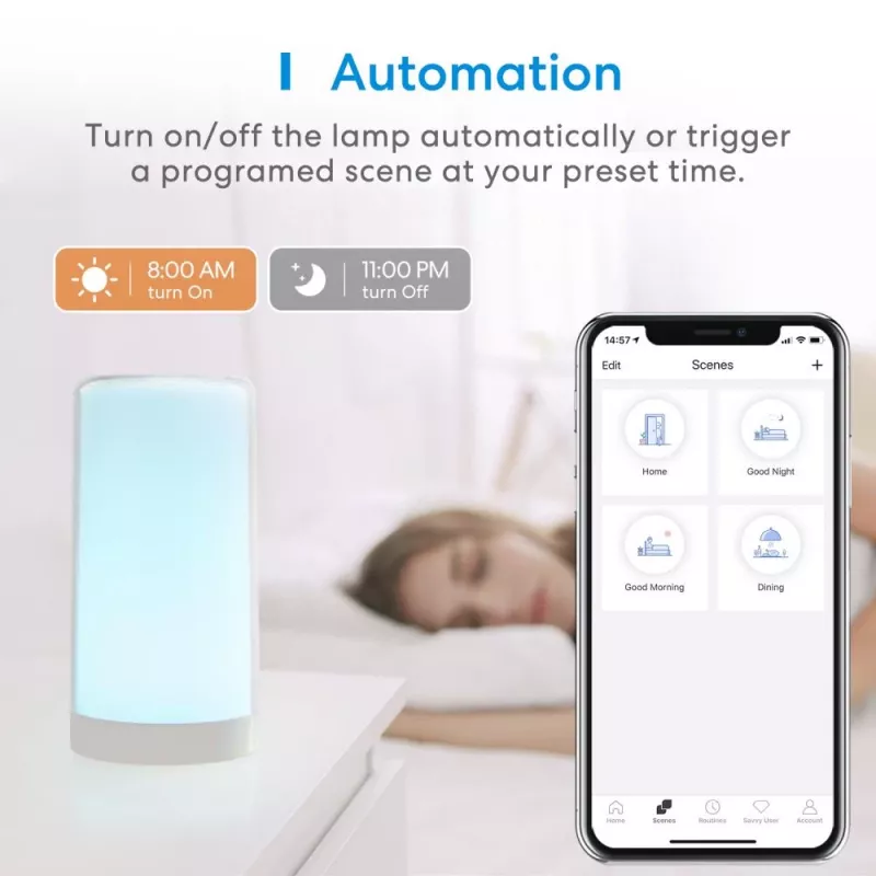 Meross MSL430HK Tischlampe Weiß