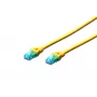 Digitus DK-1512-020/Y Ethernet-Patchkabel Gelb