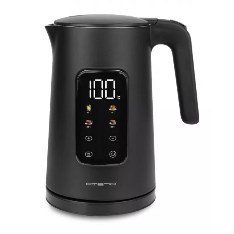 Elektrischer Wasserkocher Emerio 1,7 l 2200 W schwarz