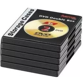 Hama 00051294 optische Disc-Hülle DVD-Hülle 2 Discs Schwarz