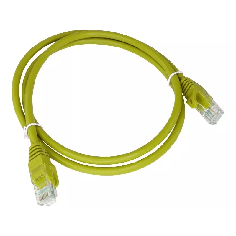 Alantec KKU5CZA1 Netzwerkkabel Gelb 0,25 m Cat5e U/UTP (UTP)
