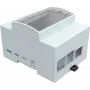 JOY-IT RPI CASE DIN4 - Gehäuse für Raspberry Pi 4, DIN-Schiene, Grau/trans. (RB-CASEP4+07)