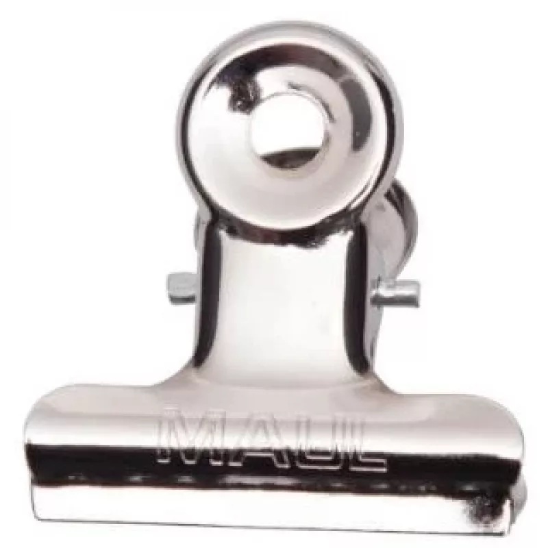 MAUL Briefklemme aus Metall, Farbe: Nickel, Breite: 30 mm Klemmweite: 10 mm, Selbstbedienungsverpackung (21730-96)
