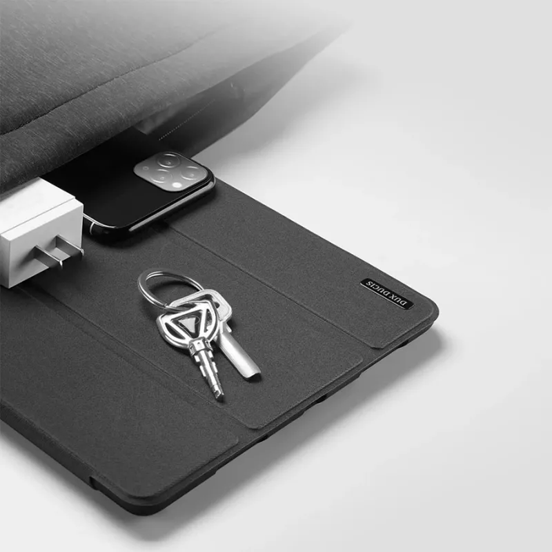 Tablet-Hülle dux ducis DUX DUCIS DOMO faltbar mit Stiftaufbewahrung für iPad 10 (2022) schwarz