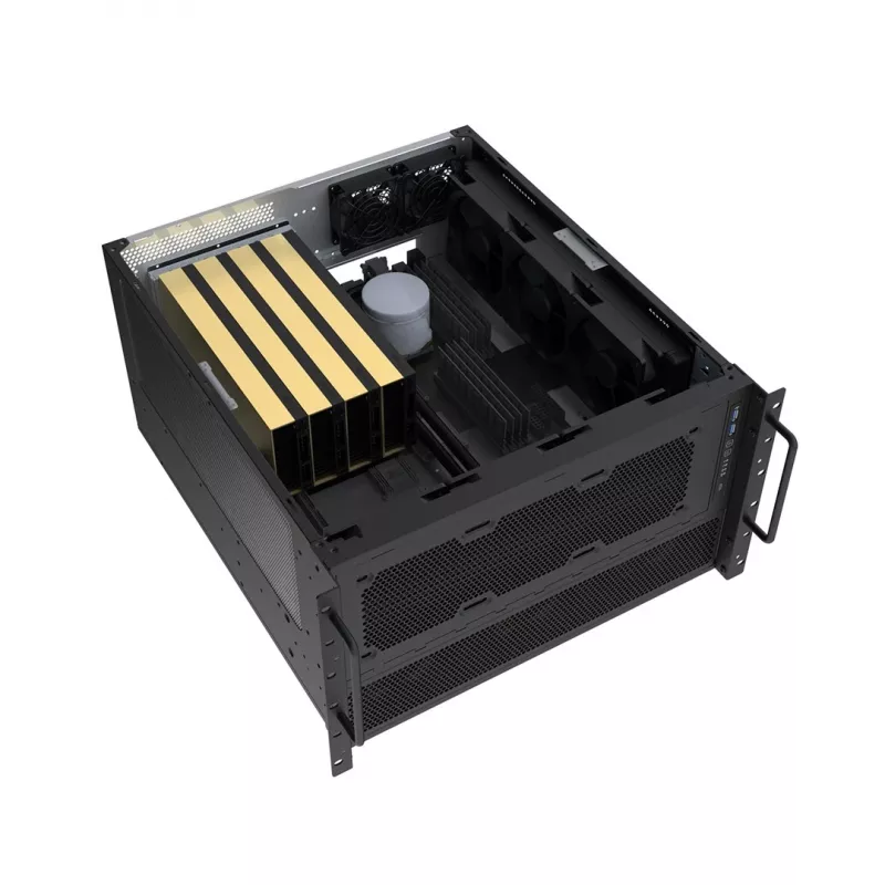 Computergehäuse SilverStone SST-RM600 ATX Schwarz