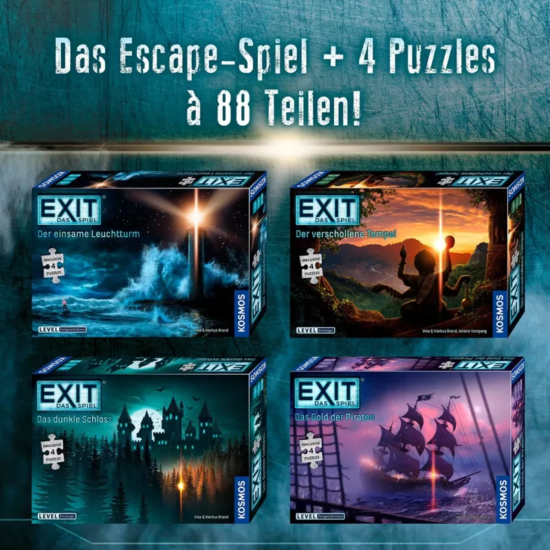 Kosmos EXIT-Das Spiel Puzzle 14 Stk.