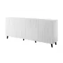 BARI Kommode 200x42x82 weiß matt