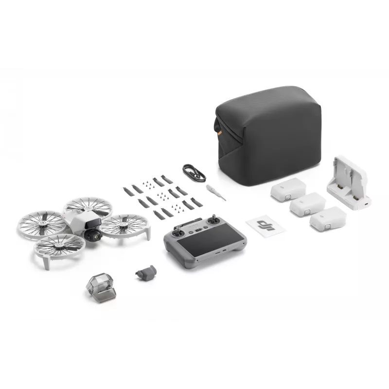 Quadcopter DJI Flip Fly More Combo RC 2 — 4 Rotoren, 48 MP Kamera, 3840×2160, max. Geschwindigkeit 16 m/s, Reichweite 14000 m