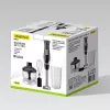 Stabmixer Maestro MR-566, 500 W, 2 Geschwindigkeiten, Turbo, Schneebesen, Zerkleinerer 600 ml, 900 ml Aufbewahrungsglas, Edelstahl