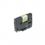 Brother Glanz laminiertes Beschriftungsband – 36 mm, Schwarz/Gelb