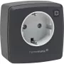eQ-3 AG Homematic IP 161613A0, innen, Anthrazit, Kunststoff, IP20, IP20, 70 mm