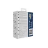 Wand-Reiseadapter GEMBIRD TPA-1A2C20-02-W 20W — 1xUSB-A + 2xUSB-C, Typ-G-Stecker, 100–250 V, weiß