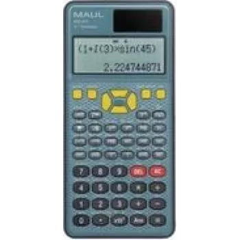 Maul MSC 417 Tischrechner Blau, Schwarz Display (Stellen): 10 Solar-/Batteriebetrieb (B x H x T) 8,5 x 2,1 x 16,1 cm (7270790)