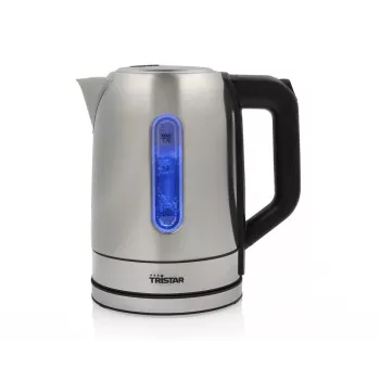 Elektrischer Wasserkocher Tristar 1,7 l 2200 W Schwarz Silber