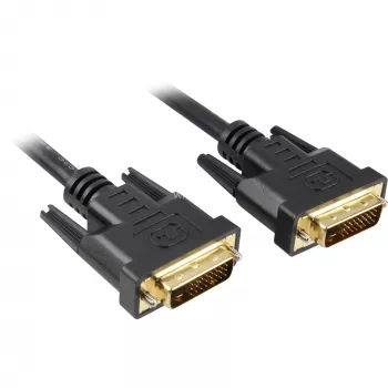 Kabel DVI-D >DVI-D (schwarz, 5 Meter, Dual Link, 24+1)