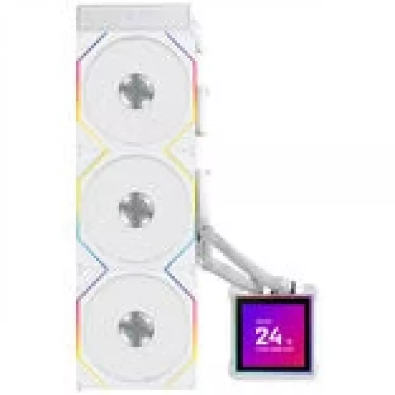 All-in-One Flüssig-CPU-Kühler lian li HydroShift II LCD-S 360mm mit RGB und LCD-Anzeige